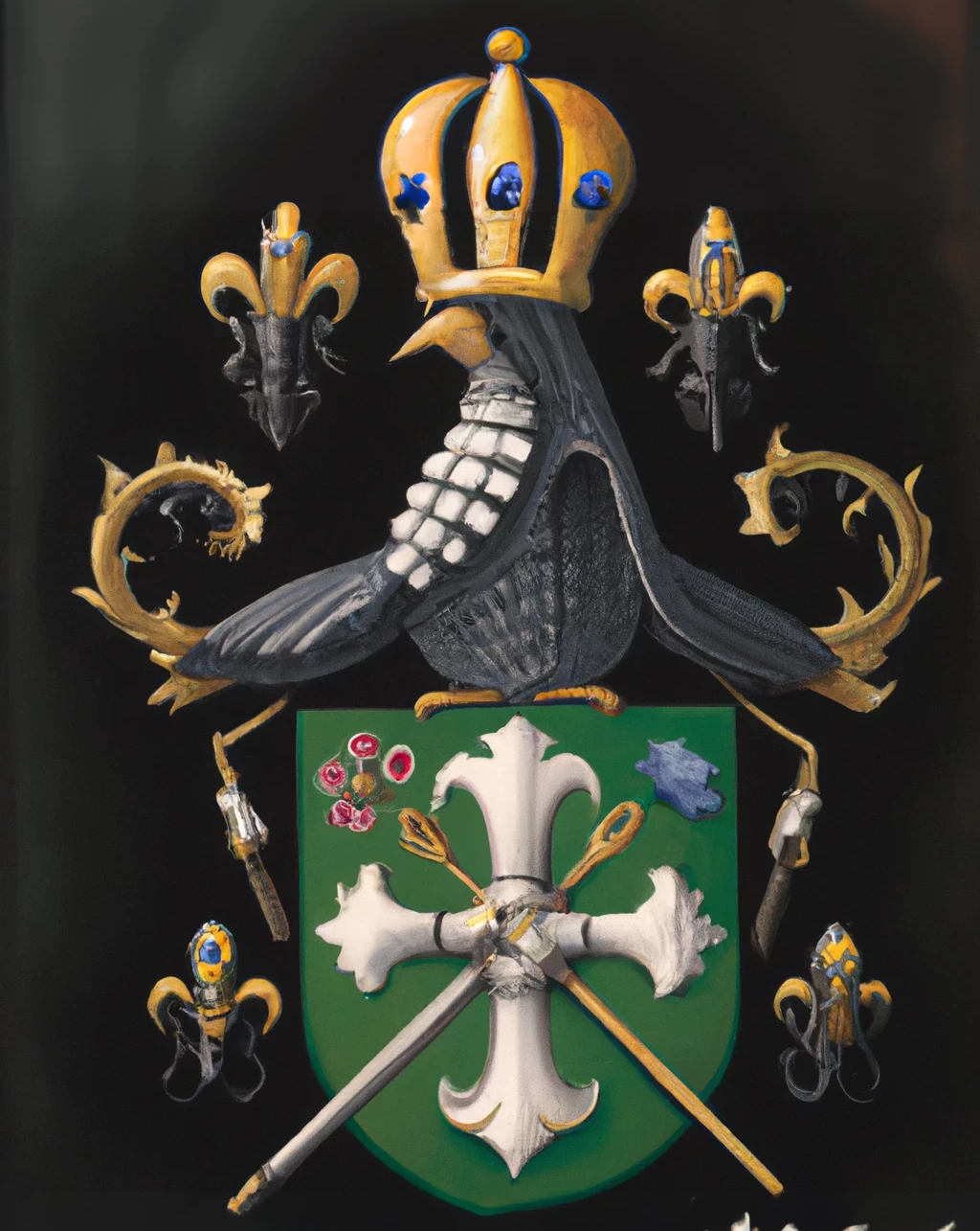 Symboliek van de heraldiek op wapens